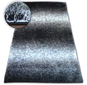 Makro Abra Kusový koberec Shaggy SPACE 3D B315 černý šedý Rozměr: 80x150 cm