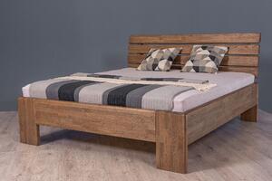 Masivní postel MADRID - Solwo Design Dřevo a odstín oleje: BUK Cink - Olej odstín BO103, Rozměr spací plochy: 140x200