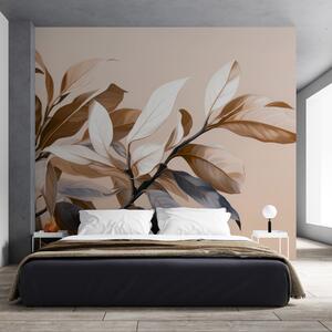 Fototapety Elegantní větev fíkusu, Tapety Unikátní, w05315 : uwalls.cz