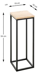 Přístavný stolek WATFORD I černá/dub