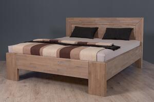 Masivní postel PARIS - Solwo Design Dřevo a odstín oleje: BUK Cink - Olej odstín BO104, Rozměr spací plochy: 140x200