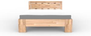 Masivní postel WIEN - Solwo Design Dřevo a odstín oleje: BUK Cink - Olej odstín BO103, Rozměr spací plochy: 180x200