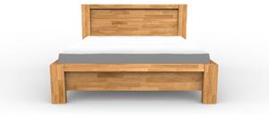 Masivní postel IMPERIAL - Solwo Design Dřevo a odstín oleje: BUK Cink - Olejování přírodní, Rozměr spací plochy: 180x200