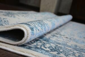 Makro Abra Luxusní kusový koberec MANYAS 0920 Ivory modrý Rozměr: 120x180 cm