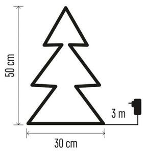 LED Vánoční venkovní dekorace 90xLED/1,2W/230V IP44 stromek