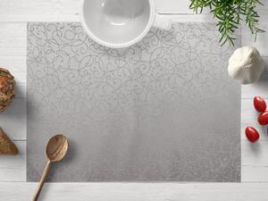 Biante Luxusní dekorační prostírání na stůl PM-013 Ornamenty - šedé 30x40 cm