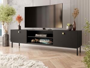 TV skříňka Priboz 2KW, Barva dřeva: černá Mirjan24 5903211355479