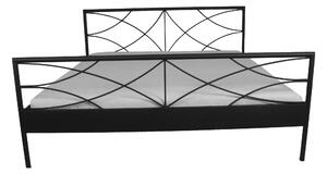 Nábytek ATIKA s.r.o. Kovová postel Bow Povrchová úprava: bílá, Rozměr: 140 x 200 cm