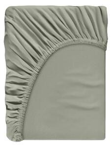 ELASTICKÉ PROSTĚRADLO, šedozelená, 120/220 cm Dieter Knoll - Prostěradla