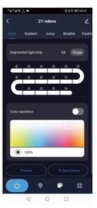 Immax NEO07734L - LED RGB Stmívatelný pásek MUSIC 18W/230V 5m IP65 Wi-Fi Tuya+DO