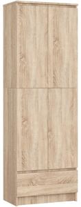 Dvoudveřová skříň se šuplíkem 60 cm VALESTRA - dub sonoma