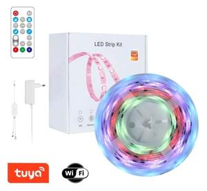 Immax NEO07734L - LED RGB Stmívatelný pásek MUSIC 18W/230V 5m IP65 Wi-Fi Tuya+DO