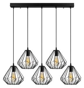 Lustr na lanku DIAMOND 5xE27/100W/230V