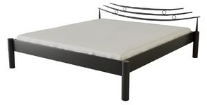 Nábytek ATIKA s.r.o. Kovová postel NAN JING Povrchová úprava: bílá, Rozměr: 200 x 200 cm