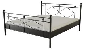 Nábytek ATIKA s.r.o. Kovová postel DARJA Povrchová úprava: černá, Rozměr: 80 x 200 cm