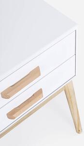 Noční stolek rodiry 43 x 58 cm bílý