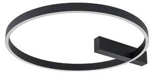 Stropní Lampa Lucande, Isalin, stmívatelné, Černá, Obývací pokoj, Hliník, Moderní