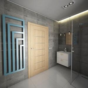 Terma Angus V 1300x440 vodní radiátor Metallic Black ZX