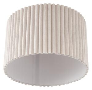 Stropní Lampa Lindby, Libbie, stmívatelné, Béžová, Obývací pokoj, Tkanina / Textil, Skandinávský