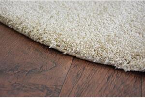Kusový Kulatý koberec SHAGGY MICRO karamel velikost kruh 120 cm | krásné koberce cz