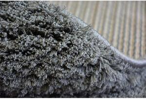Kusový Kulatý koberec SHAGGY MICRO antracit velikost kruh 100 cm | krásné koberce cz