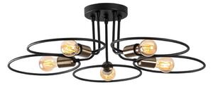 Přisazený lustr CIRCLE 5xE27/40W/230V