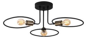 Přisazený lustr CIRCLE 3xE27/40W/230V