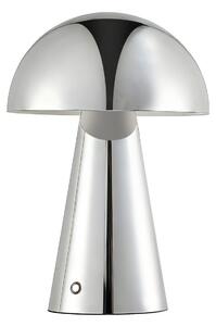 Stolní lampa Lindby, Nevijo, stmívatelné, Metalická, Obývací pokoj, Kov, Moderní
