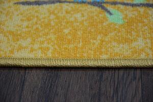 Balta Kusový dětský koberec OWLS Sovy žlutý Rozměr: 200x300 cm