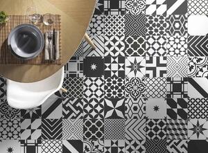 Xclusive Ceramica Retro Dlažba Xclusive Black&White Mix 20,5x20,5 - 44 různých dekorů