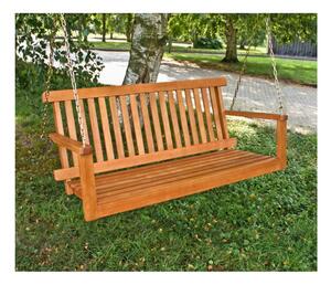Zahradní závěsná lavice z eukalyptového dřeva Garden Pleasure Columbia