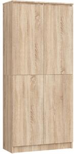 Policová skříň 80 cm VALESTRA - dub sonoma