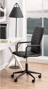 Černá kancelářská židle na kolečkách Actona Wislow