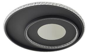 Stropní Lampa Lindby, Inessa, stmívatelné, Černá, Obývací pokoj, Kov, Moderní