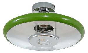 Stropní Lampa Lindby, Branford, stmívatelné, Zelená, Obývací pokoj, Kov, Vintage