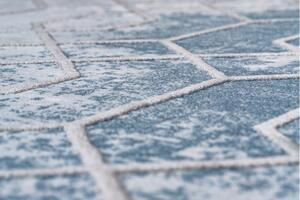 Kusový koberec VALENCIA 3951 modrý / šedý Rozměr: 80x150 cm