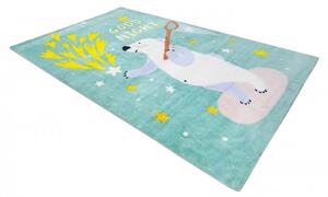 Dětský koberec PLAY medvěd modrý Rozměr: 160x200 cm