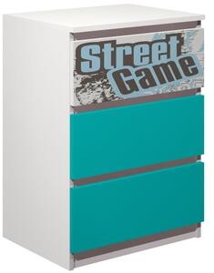 STREET GAME ABS 1 Komoda (Provedení: bílá)