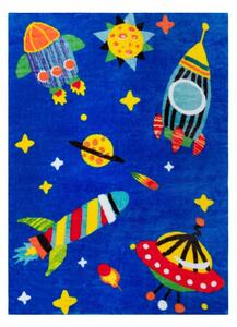 Makro Abra Dětský koberec PLAY vesmír modrý Rozměr: 120x170 cm