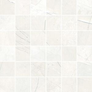 Dlažba Cerdomus Pulpis Mosaico 4,7x4,7 Bianco Satinato 30x30