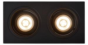 Lucide 22959/02/30 - Podhledové svítidlo EMBED 2xGU10/50W/230V černá