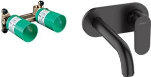 Sada umyvadlová baterie Hansgrohe Vernis Blend 71576670, podomítkový prvek baterie Hansgrohe 13622180
