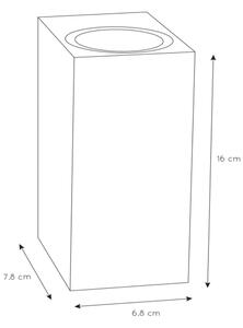Lucide 69800/02/31 - Venkovní nástěnné svítidlo ZARO 2xGU10/35W/230V IP44 bílá