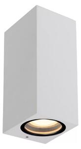 Lucide 69800/02/31 - Venkovní nástěnné svítidlo ZARO 2xGU10/35W/230V IP44 bílá