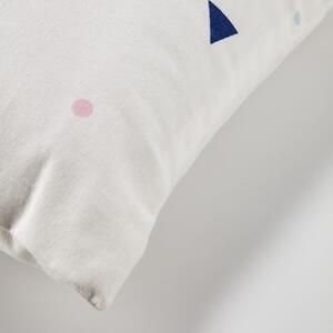 Bílý povlak na polštář z organické bavlny Kave Home Miris, 45 x 45 cm
