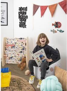 Béžová látková dětská knihovna 60x70 cm Nordic - Folkifreckles