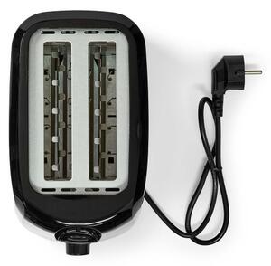 Nedis KABT150EBK - Topinkovač s dvěma otvory 700W/230V černá