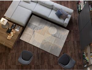 Šedo-béžový koberec 133x190 cm Edel – Universal