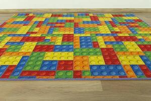 Associated Weavers Dětský kusový koberec Kostky Lego Rozměr: 200x300 cm
