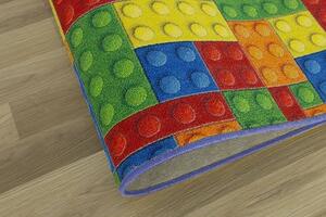 Associated Weavers Dětský kusový koberec Kostky Lego Rozměr: 150x200 cm
